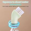 Multi-use Dead Angle Crevice Cleaning Brush - Can Be Connected To Water Bottle - Dry-wet Dual-use Brush - Sliding Door Track Brush - Window Groove Cleaning Brush - Home Clean Tool. 