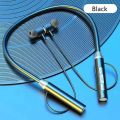 TIMACK® Wireless Bluetooth Earphones Neckband Headphones Gaming Stereo Sports Headset Halter Waterproof Magnetic Earbud with LED Display. 