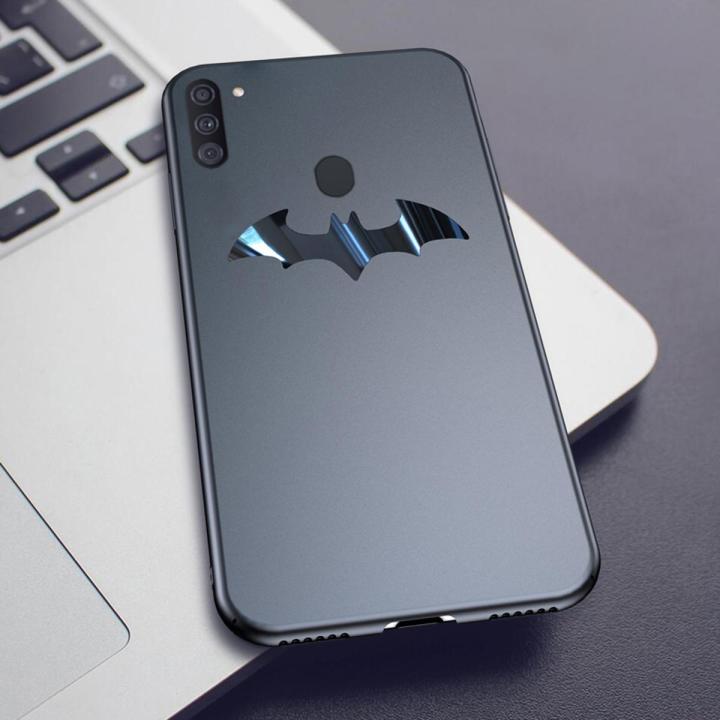 For Samsung Galaxy M11 Batman Case Full protector Metal Bat design Case For Samsung M11 Back Cover cover