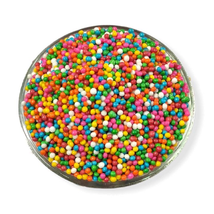 50gm Dry Fruit Hub Rainbow Balls For Cake Decoration Rainbow Sprinkles For Cake, Rainbow Sprinkles,Colour Sugar Balls