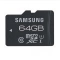 Samsung 64 GB Memory Card Class 10 For All Storage Device Water-Resistant - 6 Months Replacement Warranty. 