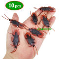 10 pcs x Simulation Plastic Cockroach Toy Realistic Insect Prank Funny Toys. 