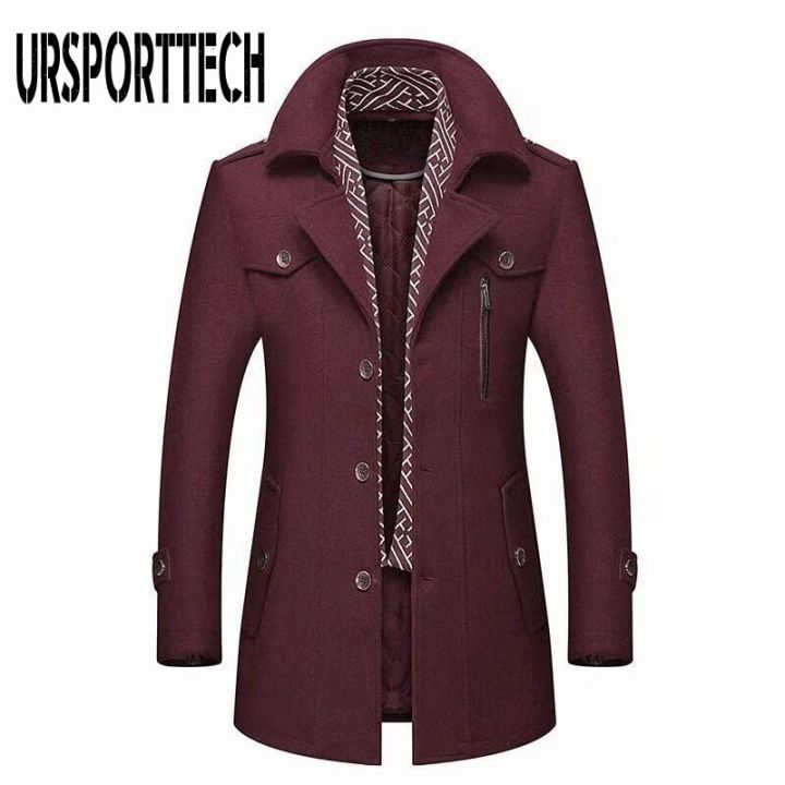 Winter%20Men's%20Wool%20Coats%20New%20Fashion%20Middle%20Long%20Scarf%20Collar%20Cotton-padded%20Thick%20Warm%20Woolen%20Coat%20Male%20Trench%20Coat%20Overcoat%20-%20Image%202