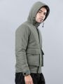 Pantoneclo Premium Quality Men's Padding Hoodie Jacket. 