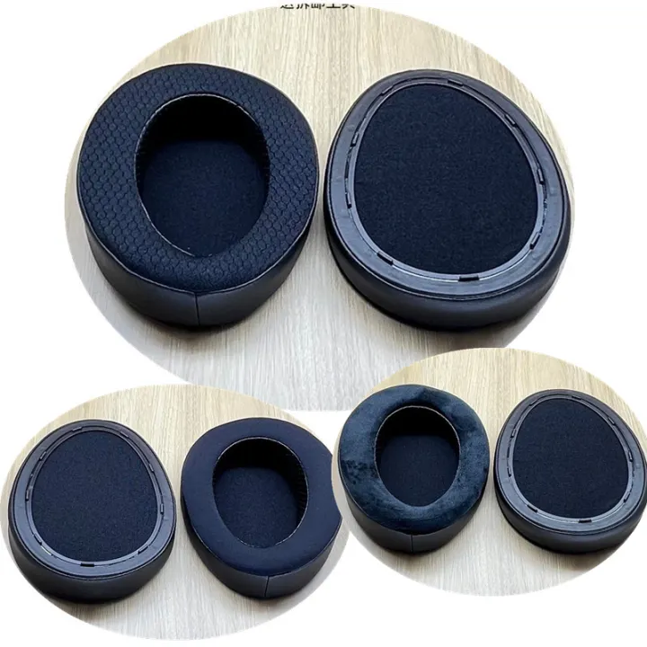 Perforated Ear Pads Mesh Fabric Or Velvet Ice Silk For Hifiman Edition X Xs He1000 Se Arya Headphones Replacement Ear Pad Black