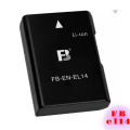 FB en-el14 battery for Nikon D3100, D3200, D3300, D3400, D5100, D5200, D5300, D5500, D5600. 