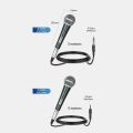 Universal 3.5mm 6.5mm Wired Microphone Dynamic Cardioid Unidirectional Handheld Microphone For Karaoke Meeting Room Computer Mic. 