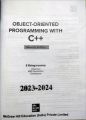 Object Oriented Programming with C++ by E Balagurusamy (7th Edition). 
