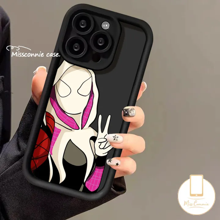 MissConnie%20Couples%20Cool%20Spider-Man%20Phone%20Case%20Compatible%20For%20IPhone%2011%2015%2014%2013%2012%20Pro%20Max%20XR%207Plus%20X%207%206%2015%208%206S%20Plus%20XS%20MAX%20SE%202020%20Angel%20Eyes%20Shockproof%20Soft%20Trend%20Brand%20Anime%20Marvel%20Case%20-%20Image%206
