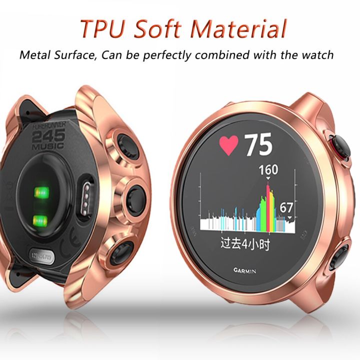 Ultra%20Thin%20Protective%20Case%20For%20Garmin%20Forerunner%20245%20245M%20245%20Music%20Smart%20Watch%20Cover%20Soft%20TPU%20Frame%20Shell%20Protector%20Accessories%20-%20Image%204