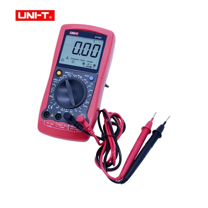 UNI-T%20UT105%20UT107%20Automobile%20Digital%20Multimeter;DC%20voltage%20DC%20current%20meter;Ohm%20Diode%20tester;Engine%20speed%20Measure%20Dwell/Tach%20-%20Image%206