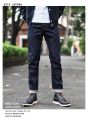 SauceZhan 310XX-HS Men's Jeans Selvedge Sanforized Denim Jeans Jeans Raw Denim Indigo Slim Fit 14.5 Oz. 