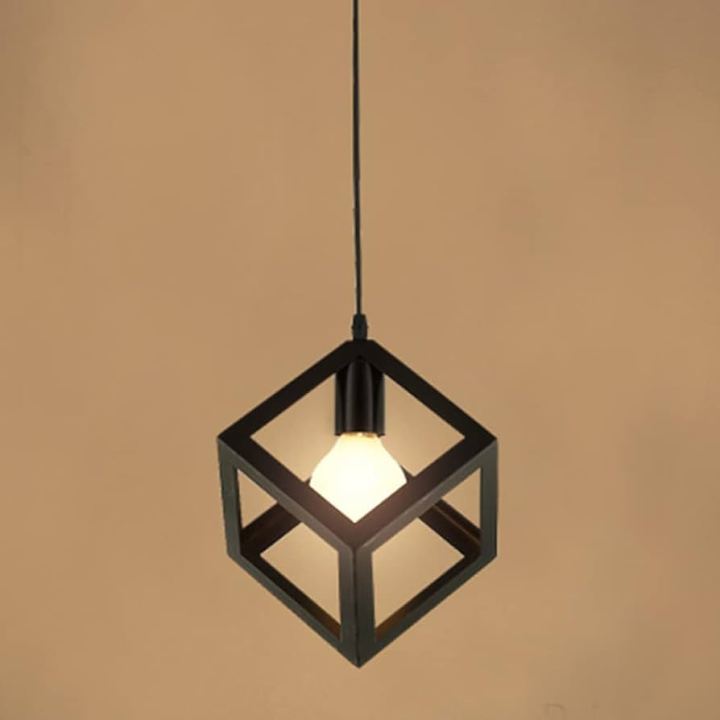 Modern%20iron%20pendant%20lamp%20black%20retro%20industrial%20square%20lamp%20(Bulb%20not%20Included)%201Pcs%20-%20Image%202
