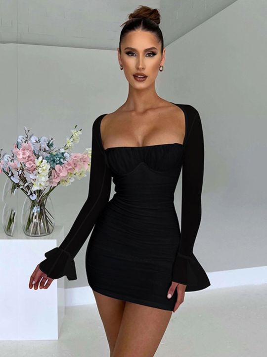Mozision%20Elegant%20Backless%20Mini%20Dress%20For%20Women%20Robe%20Two%20Layer%20Mesh%20Full%20Sleeve%20Zipper%20Bodycon%20Party%20Short%20Dress%20Vestido%20-%20Image%206