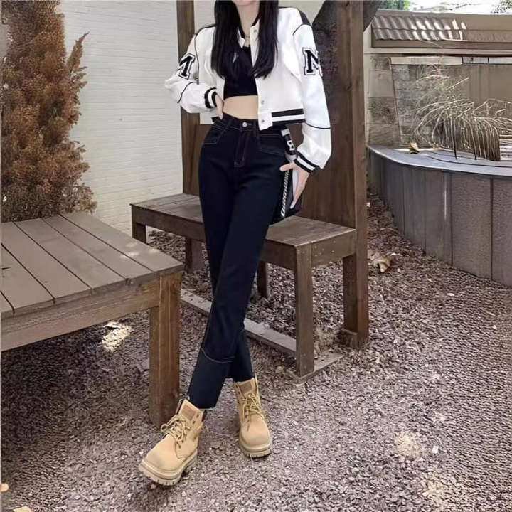 Smoke%20pipe%20jeans%20for%20women%20in%20Spring%20and%20Autumn%202024%20new%20style%20this%20year's%20popular%20trend%20is%20baggy%20pants%20small%209%20inch%20straight%20leg%20pants%20-%20Image%204
