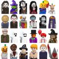 Halloween Horror Movie Series Building Blocks The Shining Silent Hill Bricks Jack Pyramid Head Action Figures Kids Toys. 