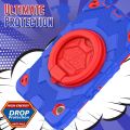 Spider Rotation Handle Silicone Hybrid PC Tablet Case For Samsung Galaxy Tab A9.