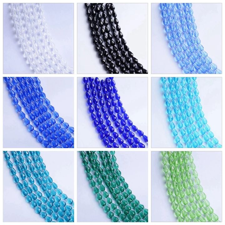 Teardrop%20Faceted%20Crystal%20Glass%205x3mm%208x6mm%2012x8mm%2015x10mm%20Loose%20Beads%20Lot%20For%20Jewelry%20Making%20DIY%20Earring%20Findings%20-%20Image%203