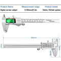 GC Digital Caliper, 0-6" Vernier Caliper With LCD Screen, High Accuracy Stainless Steel Metal Shell Electronic Micrometer Caliper Measuring Tools (0-150mm). 