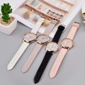 Women Fashion Watches Women's Simplicity Casual Quartz Leather Band Watch Analog Wrist Watch Gift. 