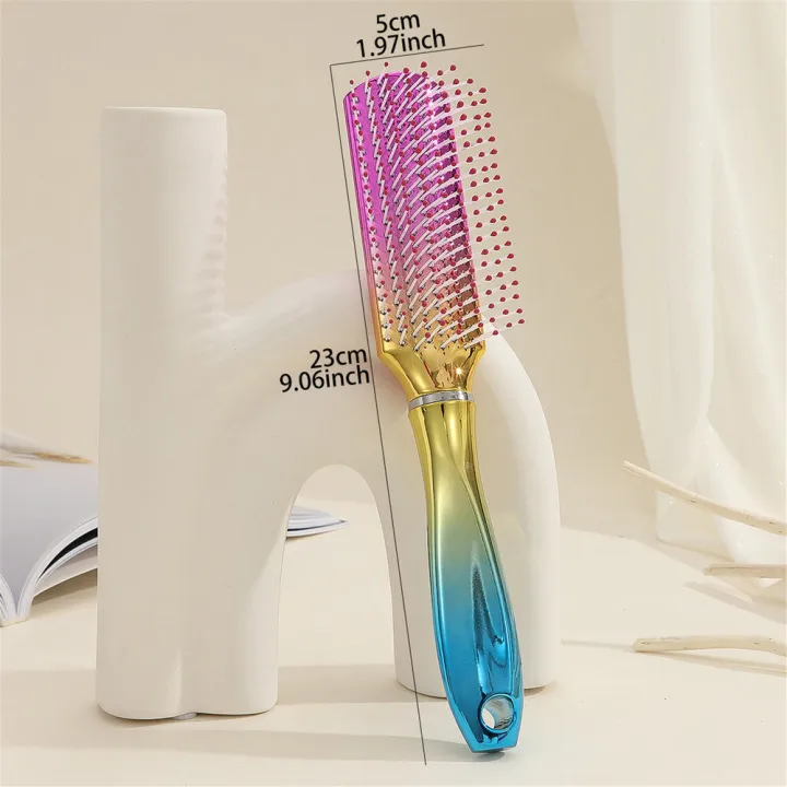 plastic%20Hair%20Comb%20Comfort%20Grip%20Air%20Cushion%20Comb%20Air%20Bag%20Comb%20for%20Home%20Styling%20Salon%20Use%20All%20Hair%20Types%20Daily%20Detangling%20Hair%20-%20Image%204