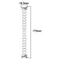 (COD Available) For Xiaomi Band 9 / 9 NFC Diamond Three Beads Stainless Steel Metal Watch Band. 