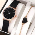 2022 New Watch Women Fashion Casual Leather Belt Watches Simple Ladies Round Dial Quartz Wristwatches Dress Clock Reloj Mujer. 