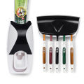 Automatic Toothpaste Dispenser with Toothbrush Holder Smart Brush Organizer Modern - Flashbuy Deals.