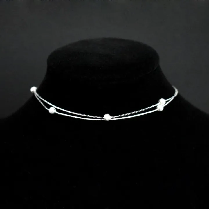%E3%80%90Fast-selling%E3%80%91%20Newest%20Fashion%20925%20Sterling%20Silver%20Double%20Layer%20Frosted%20Beads%20Anklets%20Women%20Small%20Ball%20Pendant%20Beach%20Foot%20Chain%20Bracelet%20Jewelry%20-%20Image%204