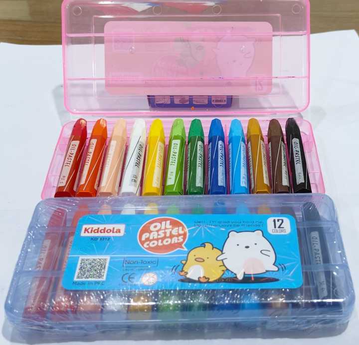 12 Color Oil Pastel sat 1 pes set