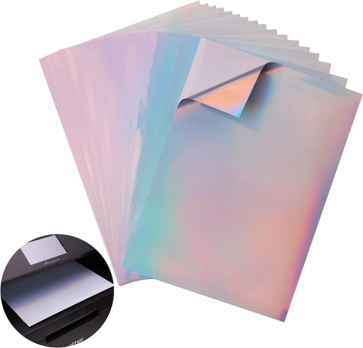 10%20Sheets%20Holographic%20Paper%20A4%20Vinyl%20Sticker%20Printable%20Label%20Self%20Adhesive%20Paper%20Sticker%20Waterproof%20Laser%20Color%20for%20Inkjet%20Print%20-%20Image%208
