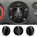 Fit for - Truck 2000-2006 Temperature Control Knobs Dials Heater A/C Air Condition Fan Set of 3 55905-0C010. 