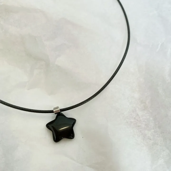 Natural%20Stone%20Pendant%20Necklace%20Star%20Fashion%20Ladies%20-%20Image%202