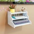 WiFi Router storage Stand Set Wall Floating Shelves Wall Mount Model big (3 layer). 