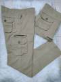 6 Pocket Biscuit Colour Exclusive Cargo Mobile Pant for Men. 