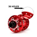 TANKE Bicycle 4 Bearing Hub 120 Ring Quick Release Barrel Shaft Colorful Aluminum Alloy Mountain Bike Hub Accessories. 