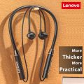 NEW Lenovo QE08 Neckband Wireless Bluetooth Headphones HIFI 9D Stereo Sports Magnetic Earphone Running Waterproof.
