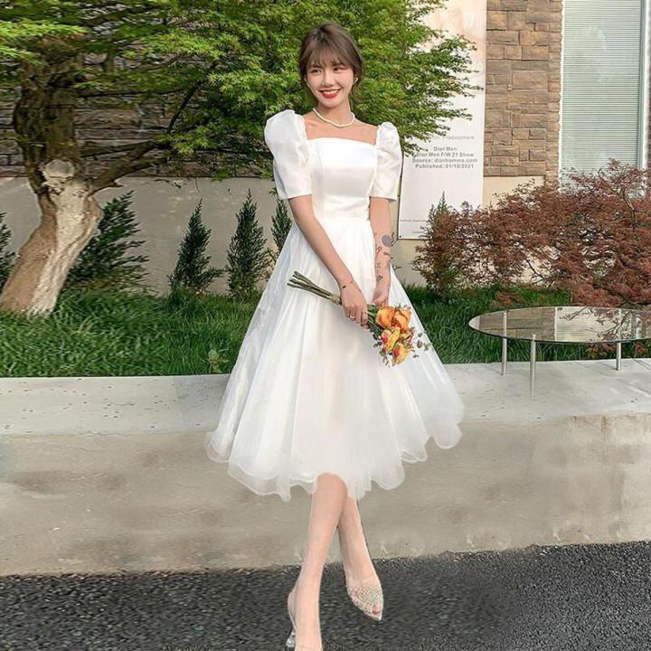 sachin and babi light blue dress Elegant white dress with feathers