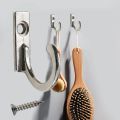 10PCS Small Antique Hooks Wall Hanger Curved Buckle Horn Lock Clasp Hook for Wooden Jewelry Box Hardware Home Coats Hat Clothes.