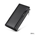 Avro Men's Wallet Fashion Long Wallet For Men PU Soft Leather Long Wallet Business Wallets Men's Splicing Two Fold Ultra-Thin Long Wallet Travel Purses Coin Pouch ID Credit Cards Holders Fashion Innovator - Highly Sustainable - High Quality. 