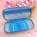 Sanrio 3d Stereoscopic Pencil Case Kawaii Hello Kitty Cinnamoroll Kuromi Storage Pen Bag Stationery Box Student School Supplies. 