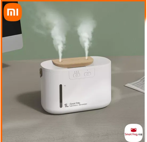 Xiaomi Smart Frog Dual Spray Rechargeable Portable Air Humidifier 1L ...