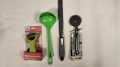 Kitchen Item, Kitchenate, Spoon, Measing Tools, Piller, Slicer, Pizza Cutter, Cutter, Dinning Tools.