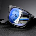 New Foldable Multifocal Reading Glasses Men High-quality Zoom Far and Near Anti Blue Ray Folding Presbyopia Glasses Women Retro. 