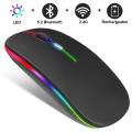 Bluetooth Wireless Mouse Gamer Rechargeable Wireless Computer Mause RGB LED Backlight Ergonomic Gaming Mouse For Laptop PC Mice. 