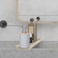 Luxury Bathroom Accessories Set Soap Lotion Dispenser Garbage Can Resin Wood Soap Dish Toothbrush Holder Tumbler Pump Bottle Cup. 