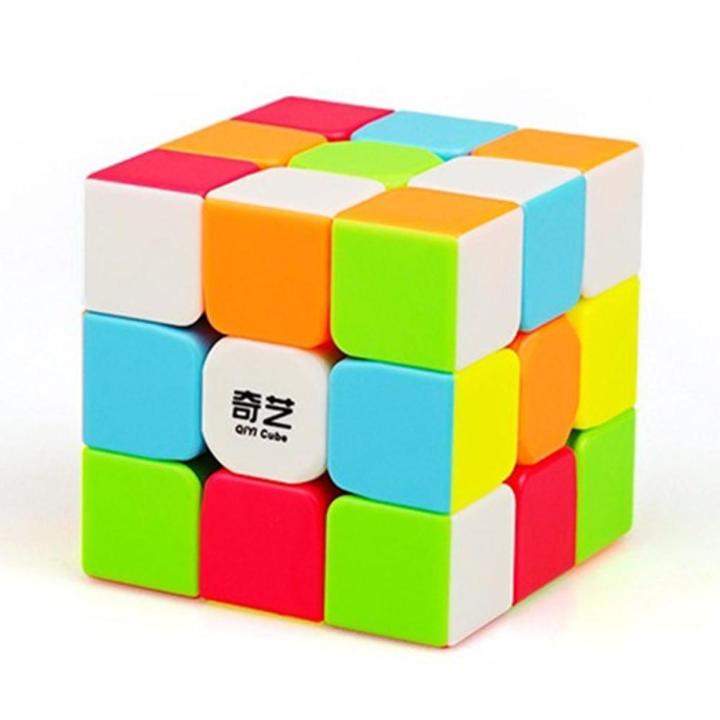 QYTOYS Sticker less 3x3 Puzzle Speed Cube Magic Rubik's Cube Puzzle Toy (5.6 cm)