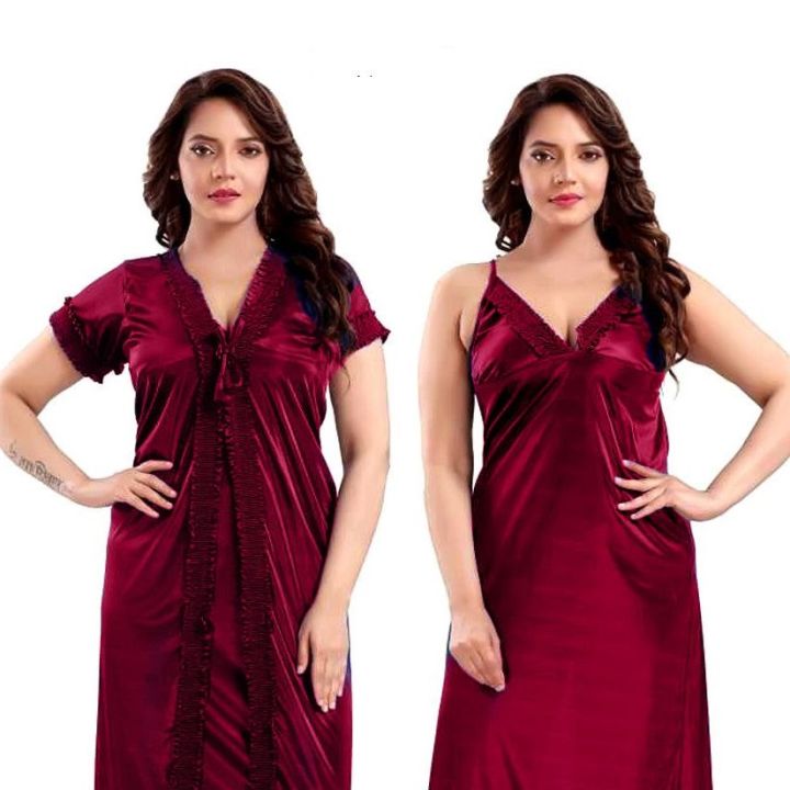 Experience%20Comfort%20and%20Elegance%20with%20a%20High-Quality%20Silk%20Cotton%20Two-Piece%20Night%20Dress%20for%20Women,%20Perfect%20for%20Nighttime%20Relaxation.%20-%20Image%203