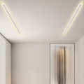 Large size LED strip ceiling light, hallway, foyer, dressing room, ultra-thin rectangular minimalist modern sun table lamp. 