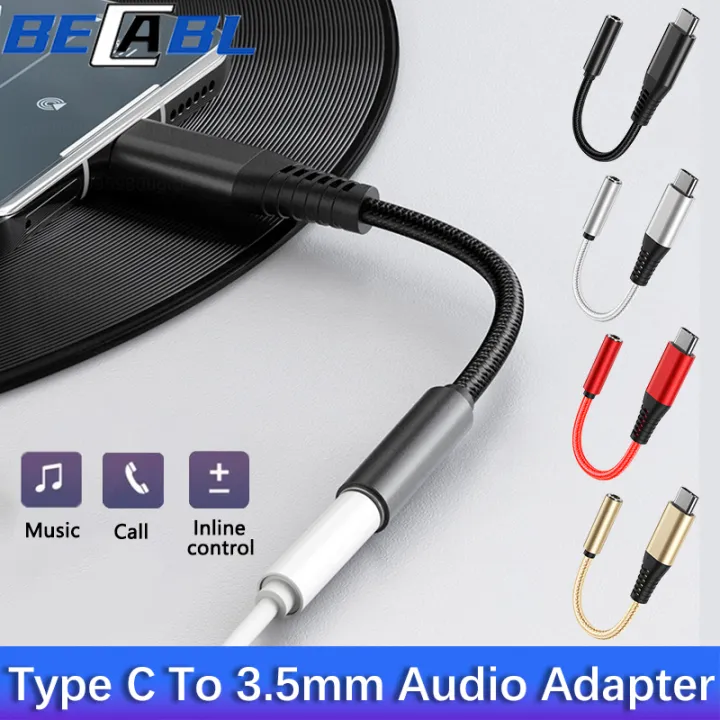 Adapter Type C Earphones For Mi A2 Headphone Jack Mi Type C